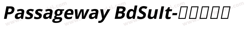 Passageway BdSuIt字体转换